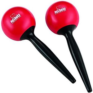 Nino Percussion NINO582R plastic maracas rood