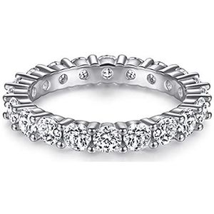 Verlovingsringen, verstelbare ringen for vrouwen, 925 sterling zilver gemaakt Moissanite diamanten edelsteen fijne sieraden trouwring mode ring for vrouwen cadeau