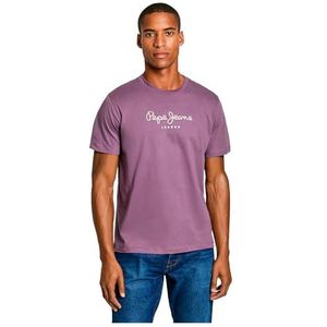 Pepe Jeans Heren Eggo N T-shirt, lila, M