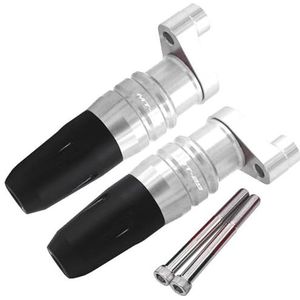 Motorfietsmodificatie Accessoires 2019-2023 Motorfiets Voor- En Achteras En Voorvork Anti-collision Slider Wieldop Voor MT03 MT25 MT 03 MT 25(Zilver,B)