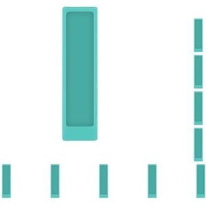 10 set van Cover Afstandsbediening Siliconen Beschermend RMT-TX100 TX102 TX300E Shockproof Vervanging Accessoires Onderdelen Fluorescerend Blauw