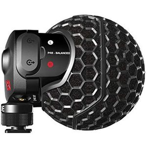 RØDE Stereo VideoMic X Professionele Stereo Op-Camera Microfoon met Dual ½"" Capsules in Vast X/Y Array voor Filmproductie, Content Creatie en Locatie Opname