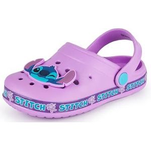 Disney Lilo & Stitch meisjes Klompen |Kinderen Slip On Schoeisel met Stitch Novelty Charms in roze sandalen Sliders verstelbare riem