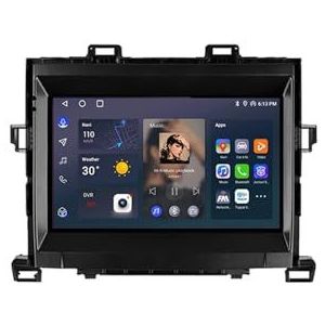 Android 12 Multimedia Stereo Video Speler Voor Toyota Alphard H20 2008-2014 Ondersteunt Car-play Android Auto/Bluetooth/FM AM RDS DAB+ Radio/Stuurbediening(4 Core 1G+16G)
