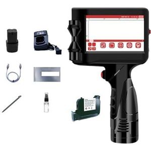 Slimme Handheld Inkjetprinter Kleine Automatische Codeermachine Lopende Band Label Verpakking Zak Barcode Logo Printer(Green Kit)