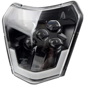 Motorfiets koplamp Koplampplaat Fairingycle Powermotor LED Voor EXC XC SXF Voor XCW SX MX 250 300 450 Dirt Bike Moto-accessoires Koplampassemblage & -onderdelen