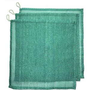 3 stuks/set 30 x 30 cm Super Rough Home Spa Exfoliating Nylon Baddoek/Handdoek - Magic Shower WashCloth For Body - Shower Scrubber - Verwijder Dead Skin - Geweldig voor huidverzorging in het bad