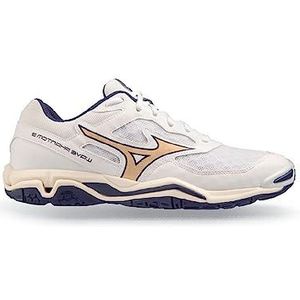 Mizuno Wave Phantom 3 Indoor Unisex, White Bribbon Mp Gold, 46 EU, White Bribbon Mp Gold, 46 EU