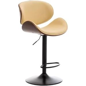 Barkrukken Barstoelen Hoogte Verstelbare Barstoelen Barkruk 360 ° Draaibare Barkruk Voor Bar Koffie Thuis Restaurant Keuken Teller Krukken Barkruk Stoel Bar Stoelen(Yellow)