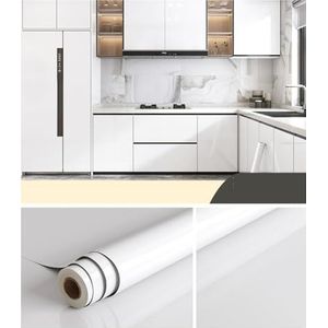 XUCZHAI Keuken Oliebestendige Film Keuken Oliebestendige Transparante Film Dikke Zelfklevende Waterdichte Aanrecht Meubels Marmer Behang Badkamer Decor Stickers Voor Keuken Aanrecht (Q7,60CMX300CM)