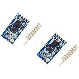 2 stks HC-12 SI4438/4463 draadloze module Lange afstand 433M draadloze seriële poort module UART interface 1000M transmissie afstand