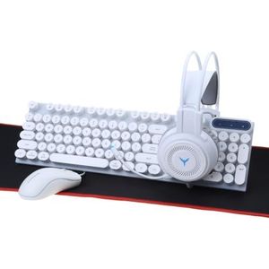 Mechanische Gaming Toetsenbord Muismat Gaming Headset Bedrade Led Backlight