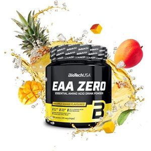 BioTechUSA EAA Zero - Ananas-Mango - Essentieel Aminozuur Power - 350 g - Suikervrij - Glutenvrij