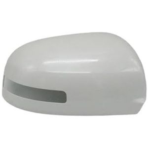 Achteruitkijkspiegelbehuizingen Voor Mitsubishi Asx Voor Outlander 2013-2018 Plastic Buiten Deur Shell Cap Behuizing Achteruitkijkspiegel Deksel Vleugel 1 Stuks Achteruitkijkspiegelbehuizing(White A,r