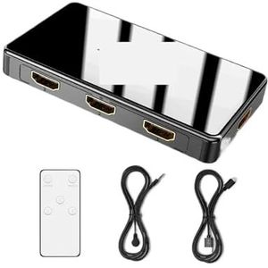 4K 60Hz -schakelaar 5x1 3x1 videoswitcher 5/3 in 1 uit met IR-afstandsbediening Naadloze Schakeling(3 in 1)