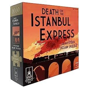 University Games 33122 Dood op de Istanbul Express 1000 Stuk Murder Mystery Legpuzzel, Oranje