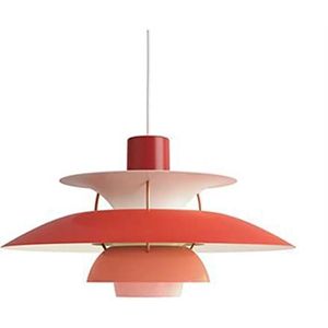 Creatieve moderne minimalistische hanglamp, Deens design aluminium kleurverloop Ph5 hanglamp, geschikt voor eetkamer, woonkamer, slaapkamer, in hoogte verstelbaar.