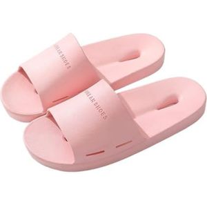 Dia's, Snel drogende badslippers for heren en dames met waterdoorlatende gaten, dempen, geschikt for thuis,voor dames en heren(Pink,45 EU)