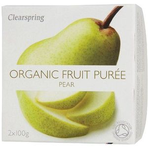 (2 Pack) - Clearspring - Fruitpuree Peer | 2 X 100g | 2 PACK BUNDLE