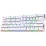 Redragon - K630 Dragonborn - Gamingtoetsenbord - Wit - Mechanisch - 61 Toetsen