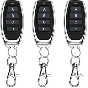 Afstandsbediening voor poortopener, 433MH,Afstandsbediening(3PCS)