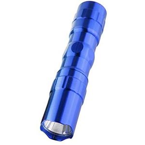Multifunctioneel campinglicht, LED-minizaklamp Zaklamp Normale helderheid Gebruikt batterij Camping Wandelen Noodlichtbron Draagbare flitslicht Zaklampen (Kleur: Rood) (Color : Blue, Size : -)