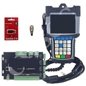 CNC-controller, DSP Offline 3/4-assige CNC-bewegingsregelsysteem Handheld graveermachinecontroller G-code(B57E-3)