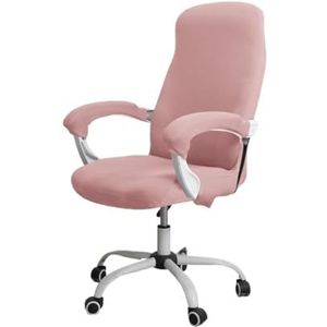 Rekbare roterende stoel hoes Moderne simplistische stijl Bureaustoelhoes Anti-stof Hoge rugleuning Bureaustoel hoes met armleuninghoezen Eetstoelhoezen(Color:A,Size:L)