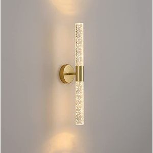 minimalistische wandlamp LED lineaire wandkandelaar lamp, indoor metalen wandmontage verlichtingsarmatuur met acryl, 14W lineaire strip ijdelheid verlichting voor woonkamer slaapkamer spiegel