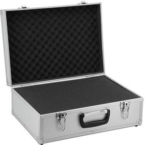 Aluminium koffer (L x B x H) 45 x 32 x 17,5 cm aluminium koffer kleur zilver/aluminium gereedschapskist box