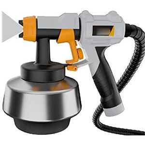 Verfspuit, Elektrisch Spuitpistool High Power 1200W Art Emulsion Verfspuitmachine Verfmuurspuitmachine Spuitpistool voor meubels, kasten, hekwerk (Color : Set1, Size : A)