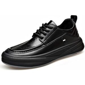 Heren Formeel Schoenen Stijlvol Casual Kantoor Zakelijk Loafers,zwart,38 EU