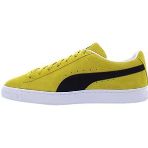 Puma Suede Classic XXI Mens Shoes Size 9.5, Color: Sun Ray Yellow-Puma Black-White