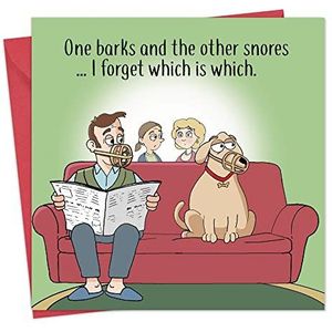 Twizler Grappige kaart met hond – lege kaart – gelukkige verjaardagskaart – Humor Card – Moederdag kaart – Vaderdagkaart – Valentijnsdag kaart – tienerkaart – Get Well Soon Card – Anniversary Card