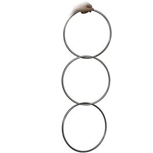 SUMAG Goocheltrucs Grote Maat Magnetische Koppeling Ring 3 Ringen Set (Dia* 31cm, Roestvrij staal) Magician Stage Illusie Gimmick Prop Comedy