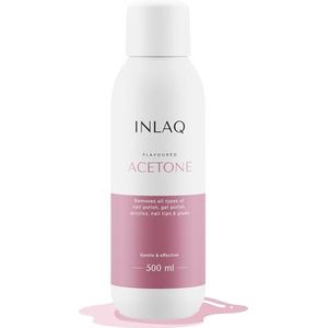 INLAQ® Aceton | UV Gel Remover | Nagellak Verwijderaa | Acetone for nails - UV LED Nagelreiniger 500ml