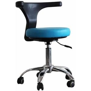 Hydraulische Zadelkruk Met Rugleuning, Draaibare, Rollende Ergonomische Stoel In Hoogte Verstelbaar, Heavy Duty (440 Lbs) For Schoonheidssalon Massage Tandartskliniek Thuiskantoor Gebruik