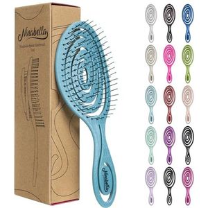 Haarborstel - Spiraalvormig - Veganistisch - Ergonomisch Design