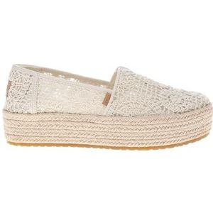Toms - 10021923 - Instappers - Wit - Textiel - Rubber Zool