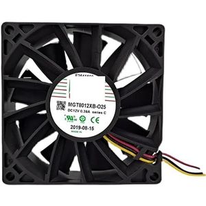 MGT8012XB-O25 C 025 12V 0.39a 8025 3600rpm voor Yongli koelventilator 8CM