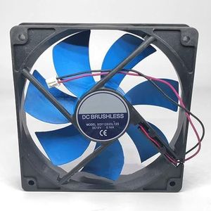 LMNCBVYA DC 12V 0.14A 12025 12cm 2-Wire Chassis Power Supply Fan for PC and Electronics
