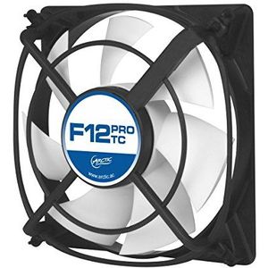 ARCTIC F12 PWM PST Computer behuizing Ventilator 12 cm Zwart, Wit