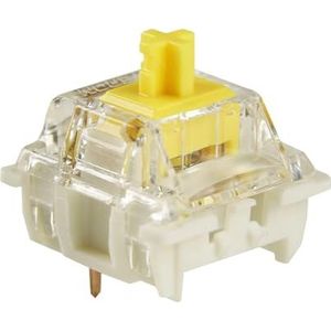 JJCFGRDM SMD-schakelaar V3 RGB Pro geel zilver transparant voorgesmeerd voor mechanisch MX-toetsenbord (maat: 30 stuks, kleur: geel 3.0)
