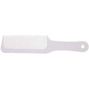 Flat Top Clipper Kam Fijn Golvende Tanden Kapper Haar Cut Styling Kam Wit