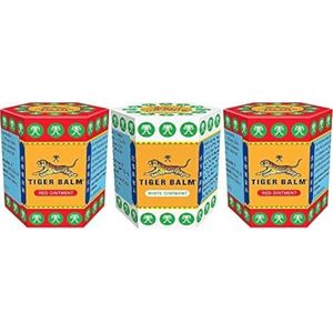 2 X Tijgerbalsem Wit 21 g + 1 X Tijgerbalsem Rood 21 g (3 stuks)