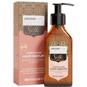 Arganicare - Fortifying Hair Serum - Haarserum - Argan & Zijde - Hydrateert en Beschermt