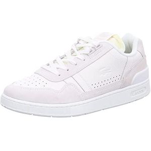 Lacoste Dames Low-Top Sneaker T-Clip 123 1 SFA, dames lage schoenen, offwhite 18c, 39.5 EU