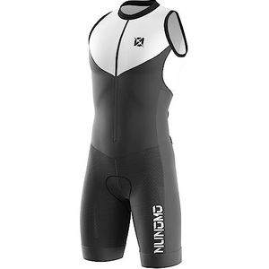 MTB triatlon tri-pak voor heren, gewatteerd mouwloos pak, sneldrogend fietspak, voor fietsen, training, racefiets top, fietskleding, Pro Trisuit und Triathlon (TYP-2, L)