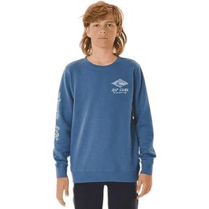 Junior Ripcurl Pure Surf Crew Sweatshirt - Boy Vintage Navy 16 Vintage Navy