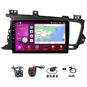 Android Autoradio Video Multimedia Speler, 9 Inch Touch Screen Radio Plug And Play Autotoebehoren Met Bluetooth En Navigatie En Achteruitrijcamera Voor KIA Optima K5 2011-2015(M700S 4G+WIFI 8G+128G)